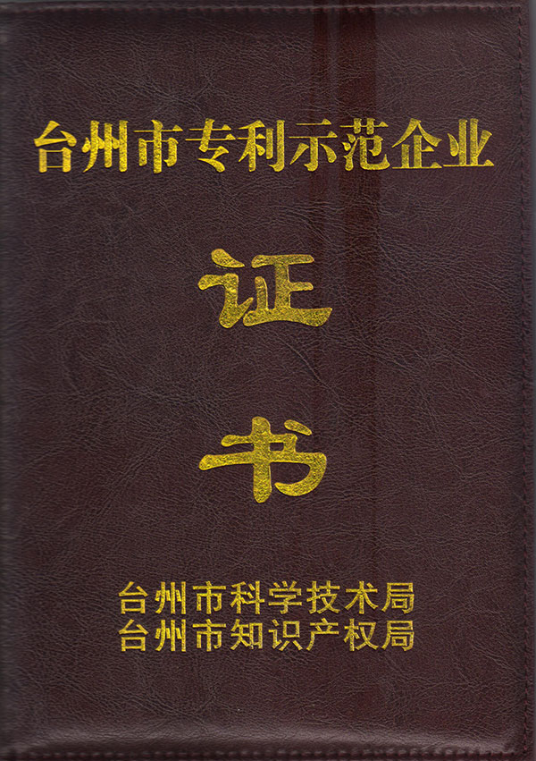 台州市专利示范企业